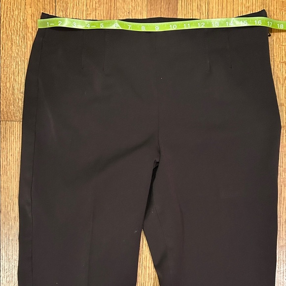 Talbots Dark Brown Bi-Stretch Straight Leg Pants Size 10 - Picture 5 of 12